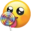 Sticker 😘 emoji ➜ @emoji1