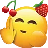 Sticker 😘 emoji ➜ @emoji1