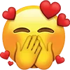 Sticker 😘 emoji ➜ @emoji1