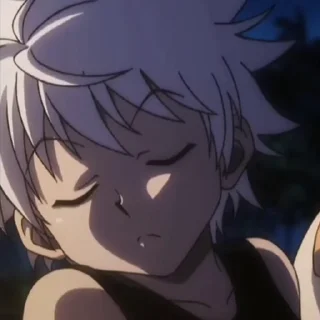 Телеграм стикер ⚡ Killua ¦ @figurinhasWa