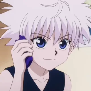 Телеграм стикер ⚡ Killua ¦ @figurinhasWa