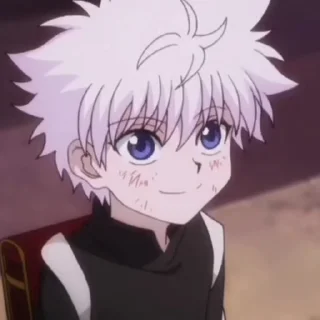 Телеграм стикер ⚡ Killua ¦ @figurinhasWa
