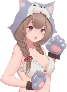 Sticker 🤤 Anime pet Ecchi 🤤 @Anak_kucing_stiker