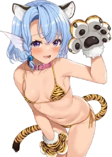 Telegram sticker 🤤 Anime pet Ecchi 🤤 @Anak_kucing_stiker