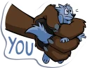 Telegram sticker 🤜 Jym Stickertime