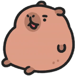 Video sticker 😊 小水豚 動態表情貼 @kal_pc