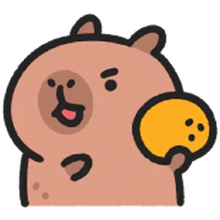 Video sticker 😊 小水豚 動態表情貼 @kal_pc