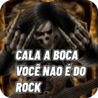 Telegram sticker 🤫 Rock/Metal
