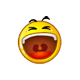 Telegram sticker 😆 popo emoticons
