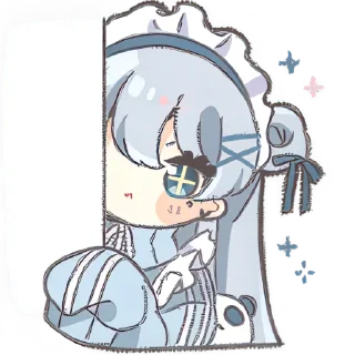 Video sticker 🤩 Горничная и панда @Nyasticks
