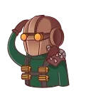 Telegram sticker 📣 Engines of Fury