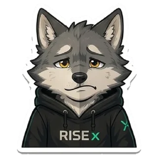 Telegram sticker 🐺 RISEx by snatch