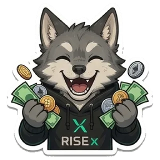Telegram sticker 🐺 RISEx by snatch