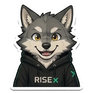 Telegram sticker 🐺 RISEx by snatch