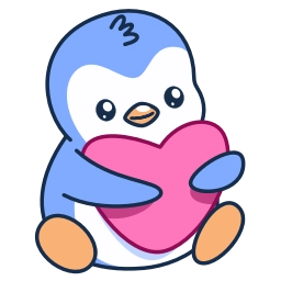 Sticker 💕 Classic Pengu #1475 @sticker_bot