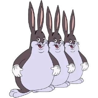 Telegram stiker 👯 Big Chungus