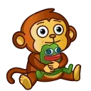 Video sticker 🥰 Бибизяна @tikitons