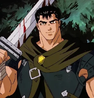 Telegram sticker 🌟 Guts @Berserkvers :: @fStikBot