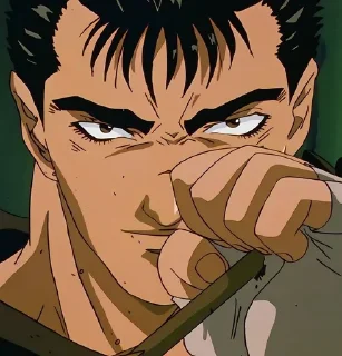 Telegram sticker 🌟 Guts @Berserkvers :: @fStikBot