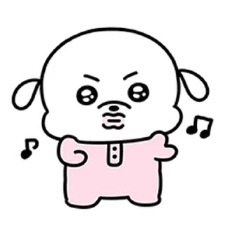 Telegram sticker ⭐ 소리나는 복슬이 짤모음 @moe_sticker_bot