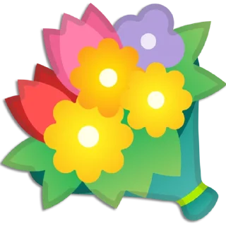 Sticker 💐 Guldasta Flowers @PunjabiSticker