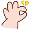 Video sticker 👌 Hands @EMOJI_GRAY