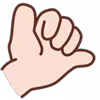 Video sticker 🤙 Hands @EMOJI_GRAY