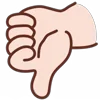 Video sticker 👎 Hands @EMOJI_GRAY