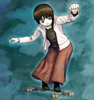 Телеграм стикер 🌟 lain iwakura :: @fStikBot