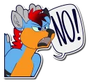 Telegram sticker ❌ Xefra