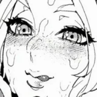 Telegram sticker 🥰 Ahegao @Anime_stiker