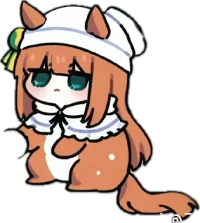 Telegram stiker 🐎 Шапка Огурец