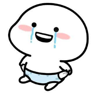 Telegram sticker 😭 q u b y