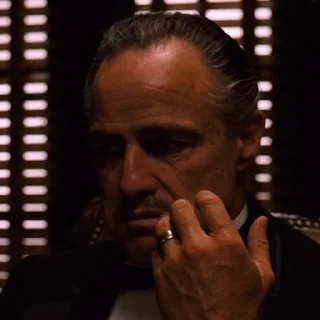 Sticker 🤷‍♂ «The Godfather» by @TanhGate