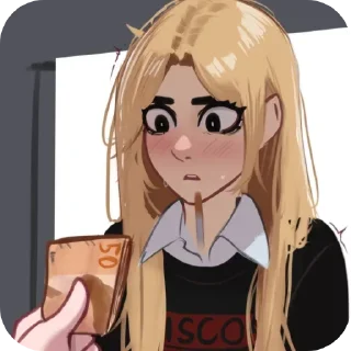 Telegram sticker 😳 Jessie - @veyonis