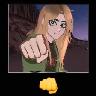 Telegram sticker 👊 Jessie - @veyonis