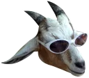 Telegram sticker 😎 GoatRulez
