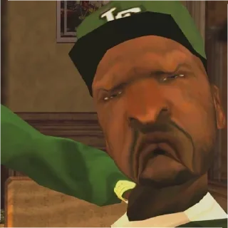 Telegram sticker ☹️ Си-Джей