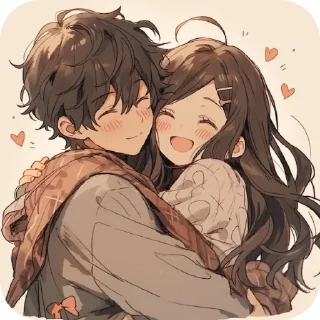 Sticker 👄 Hug🌺✨