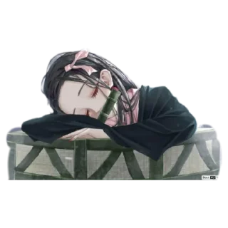 Video sticker 😴 Nezuko chan by @pearl_of_orient