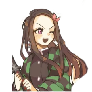 Sticker 😉 Nezuko chan by @pearl_of_orient