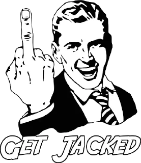 Telegram sticker 🖕 @JackBlackCrypto