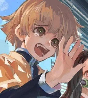 Telegram stiker ⚡ 🌩️zenitsu agatsuma.⚡ :: @fStikBot