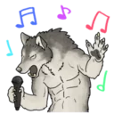 Telegram sticker 🎶 Werewolf