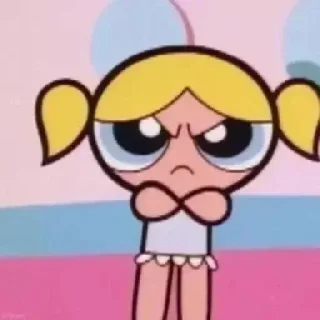 Telegram sticker 😤 زوز ( فتيات القوة ) 🦋 @SticZ_Bot • @aljoker_z_e