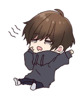 Video sticker 😴 Манхера кун @nyasticks