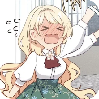 Telegram sticker 👄 حزمة إيلي تشان~  meow_me7@
