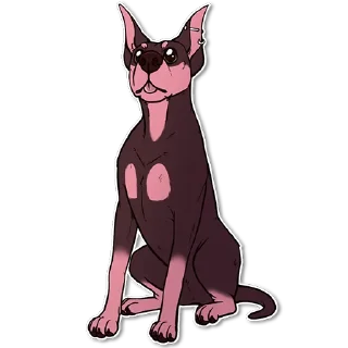 Telegram sticker 🐕‍🦺 Feral Sab