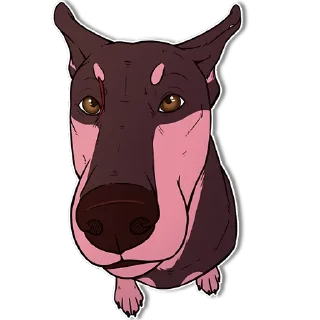 Telegram sticker 👃 Feral Sab