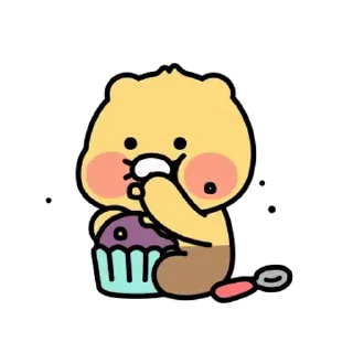 Telegram stiker ⭐ 춘식이는 아깽이 @moe_sticker_bot